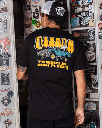 Friends In High Places T-Shirt - Black