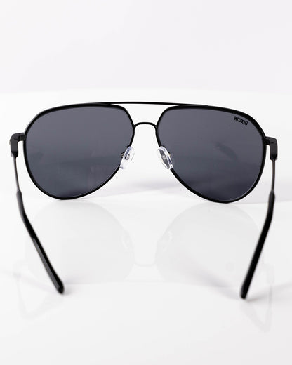 Goose Sunglasses - Brushed Black & Gray