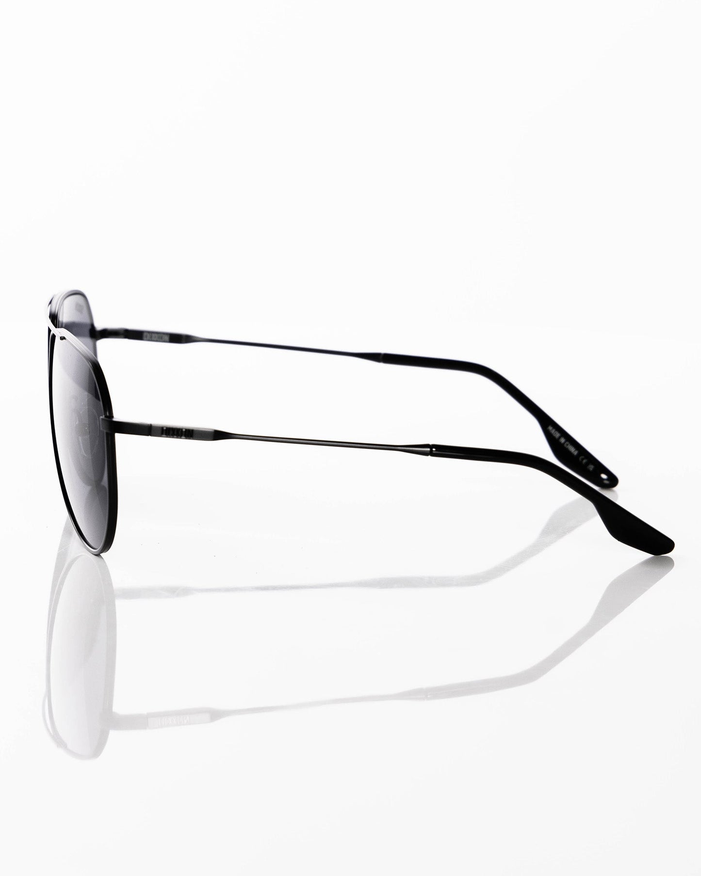 Goose Sunglasses - Brushed Black & Gray