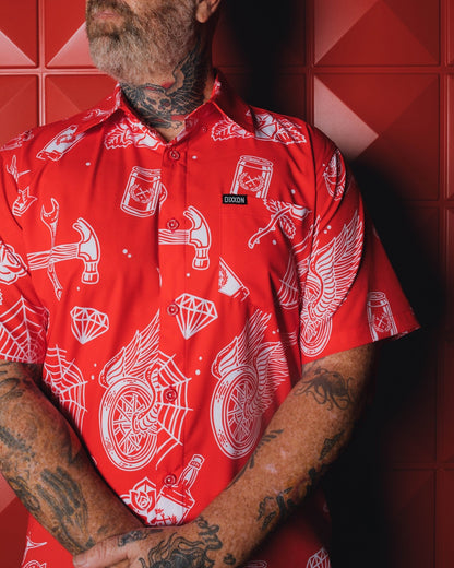 Party Boy 10 YR Party Shirt - Red