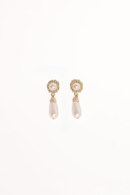 Estelle Earrings - Gold/Pearl