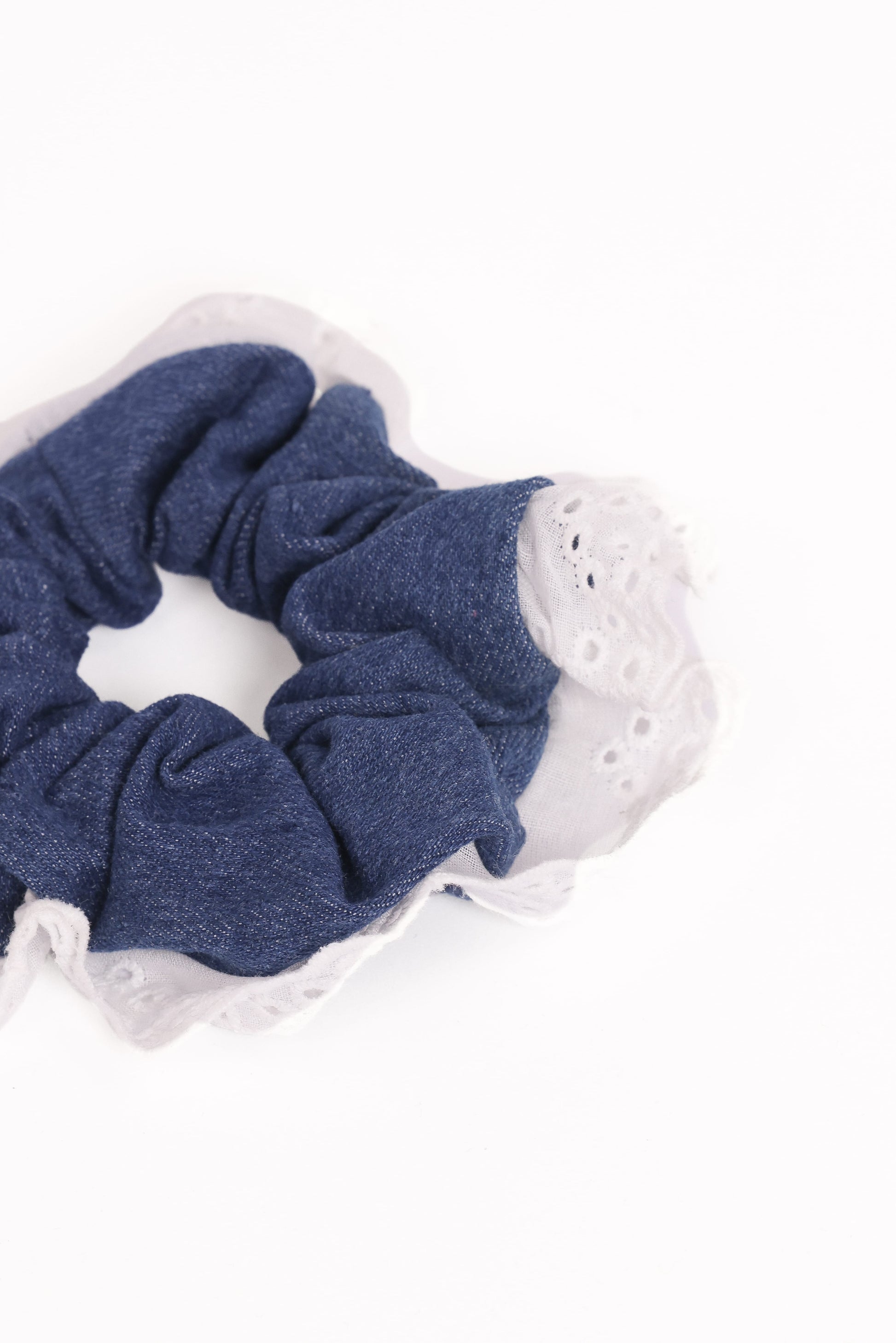 Georgia Scrunchie - Dark Blue