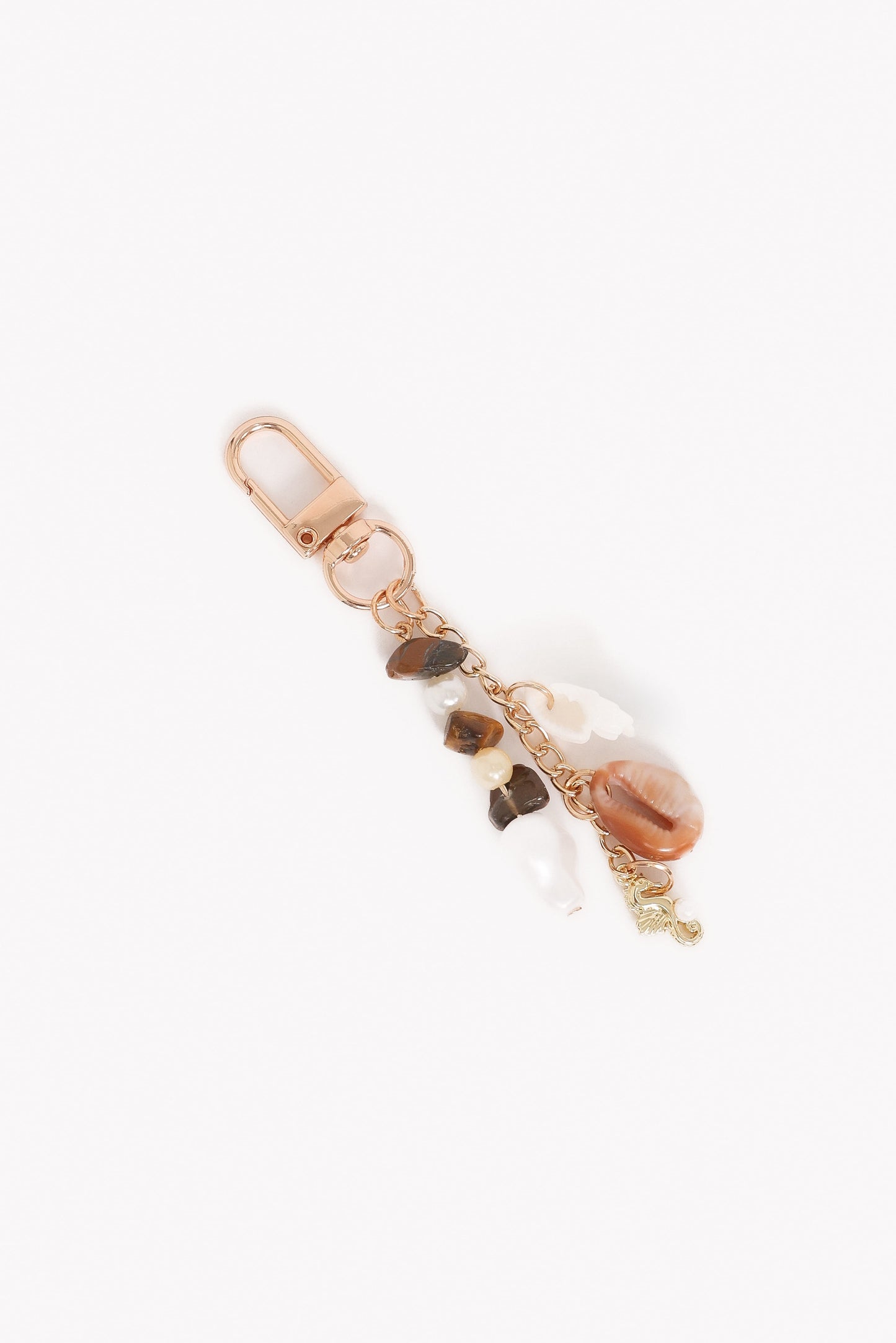 Imogen Shell Key Chain - Gold