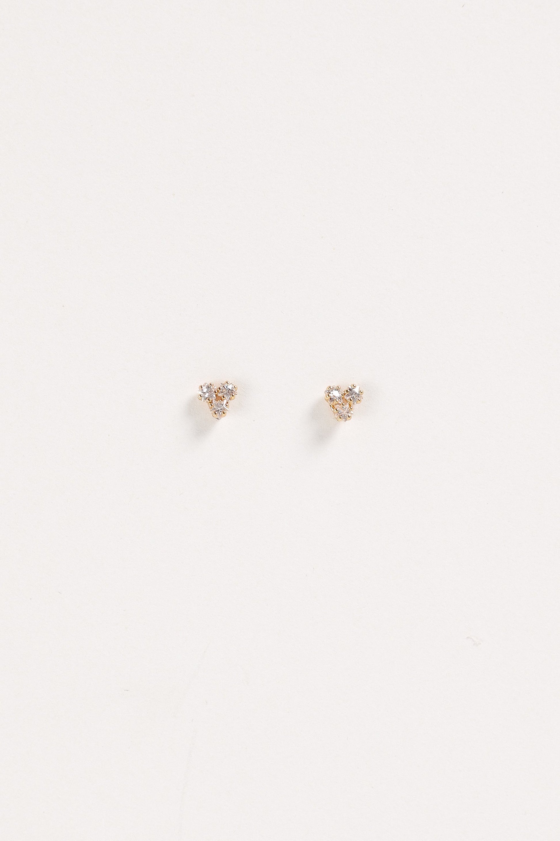 Janey Stud Earrings - Gold