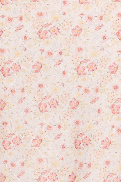 Giarda Maxi Skirt - Peach Ditsy Floral