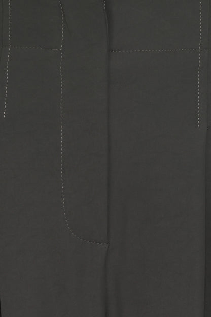 Hayden Pleated Wide Leg Pant - Dark Olive