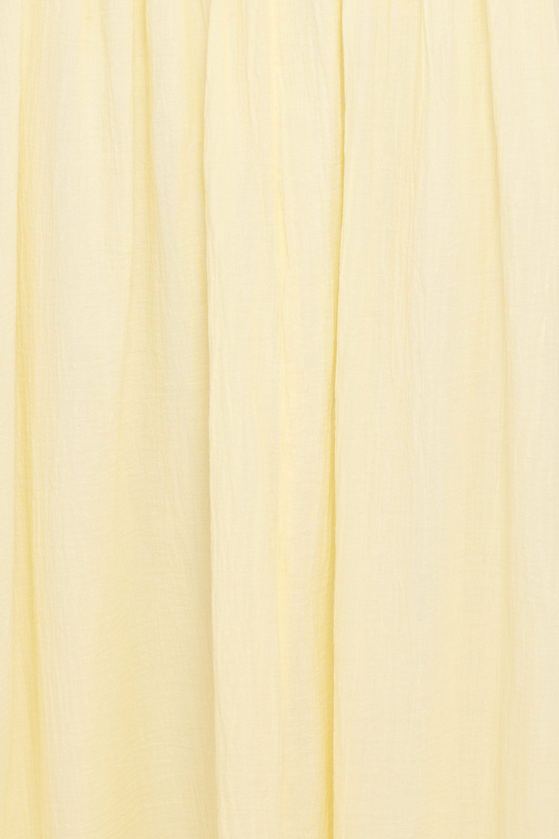 Enola Gather Midi Dress - Yellow