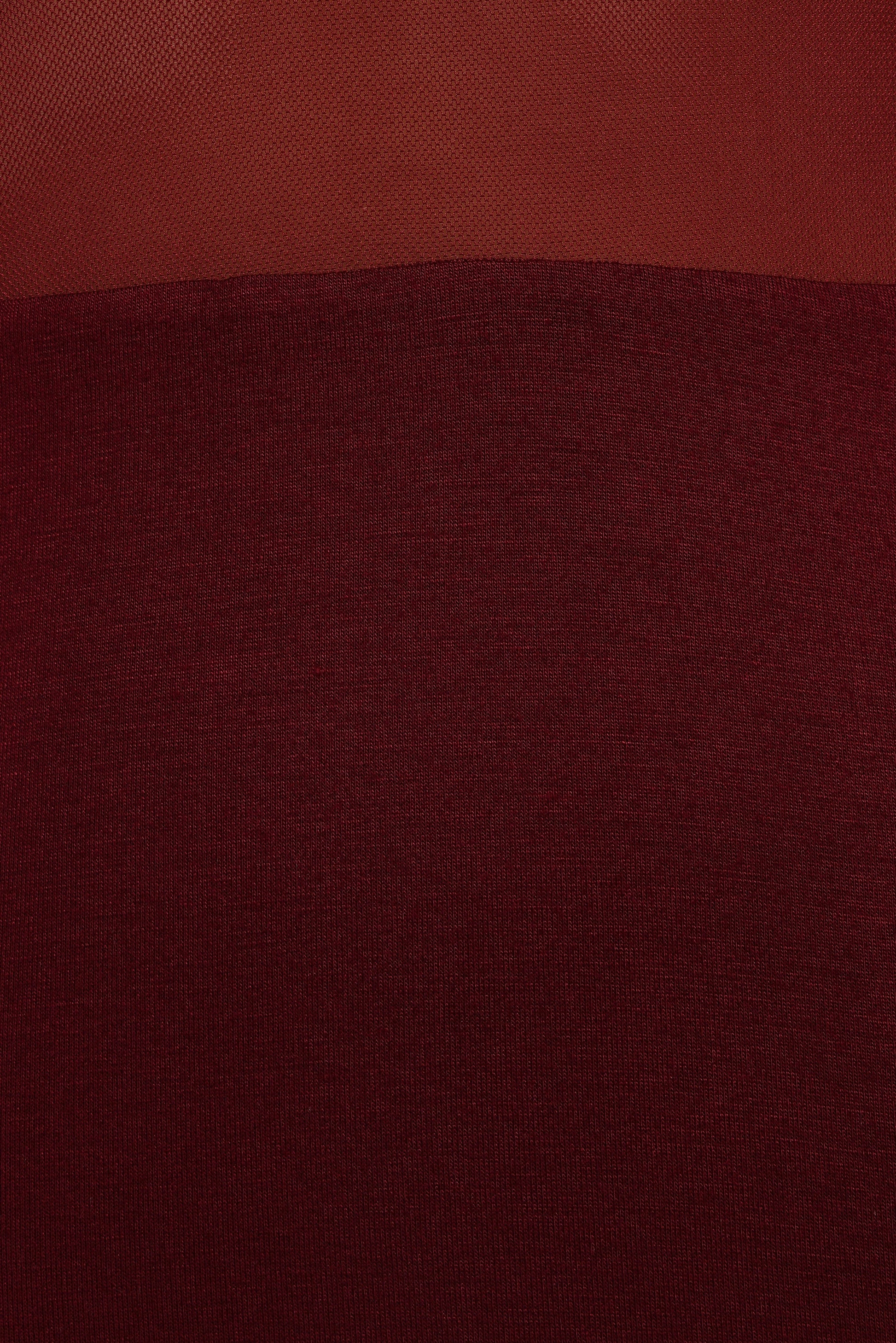 Farrow Long Sleeve Midi Dress - Wine