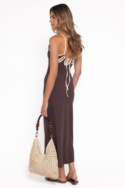 Fiona Maxi Dress - Espresso