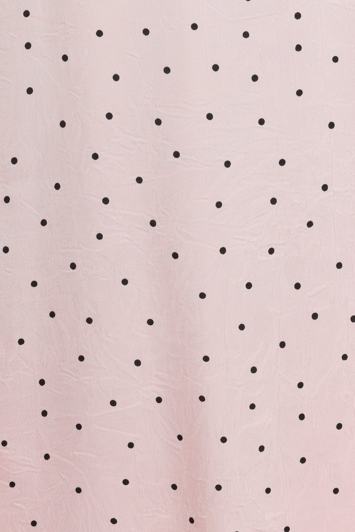 Gabrielle Mini Dress - Pink Polka Dot