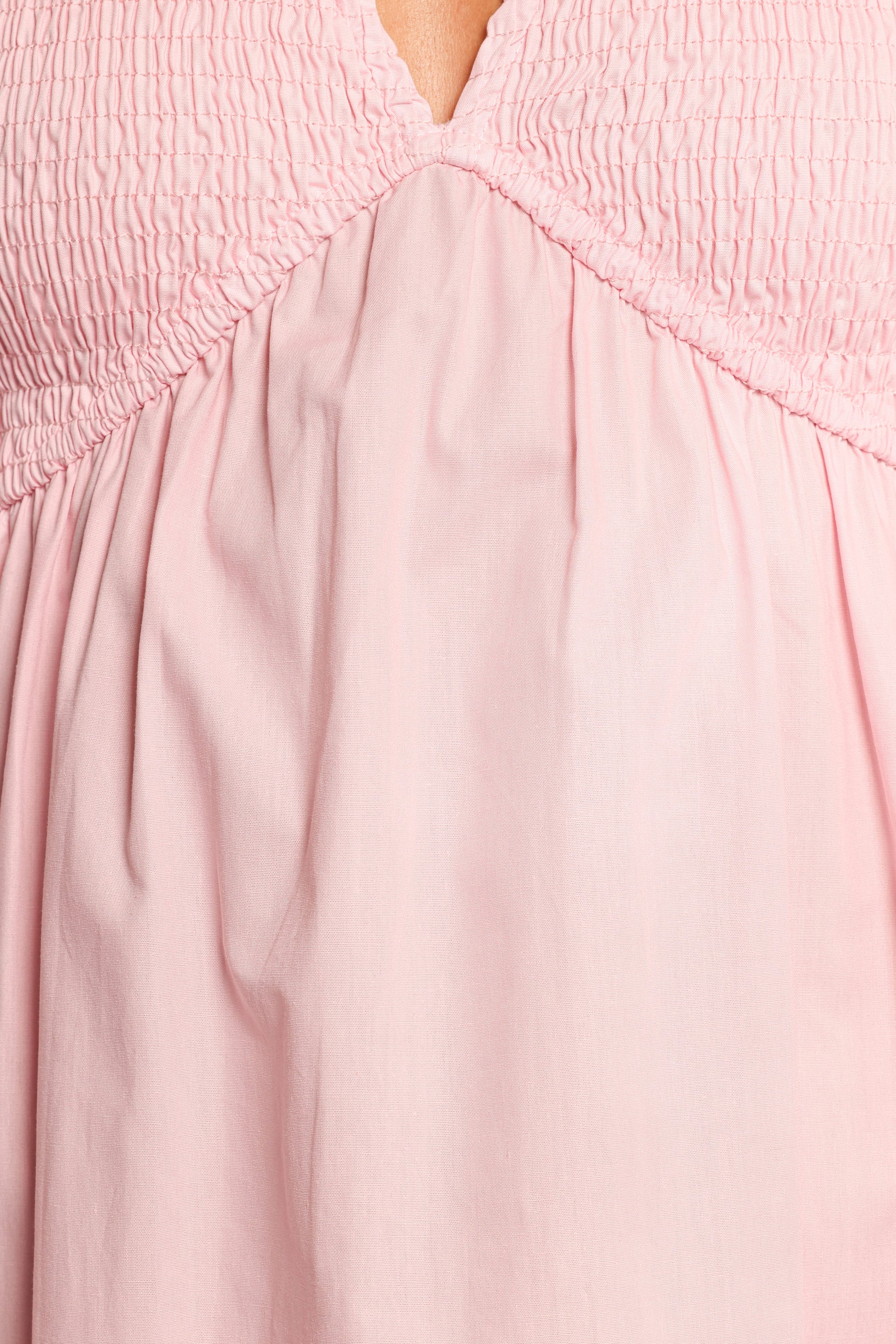 Ilyana Long Sleeve Maxi Dress - Pink