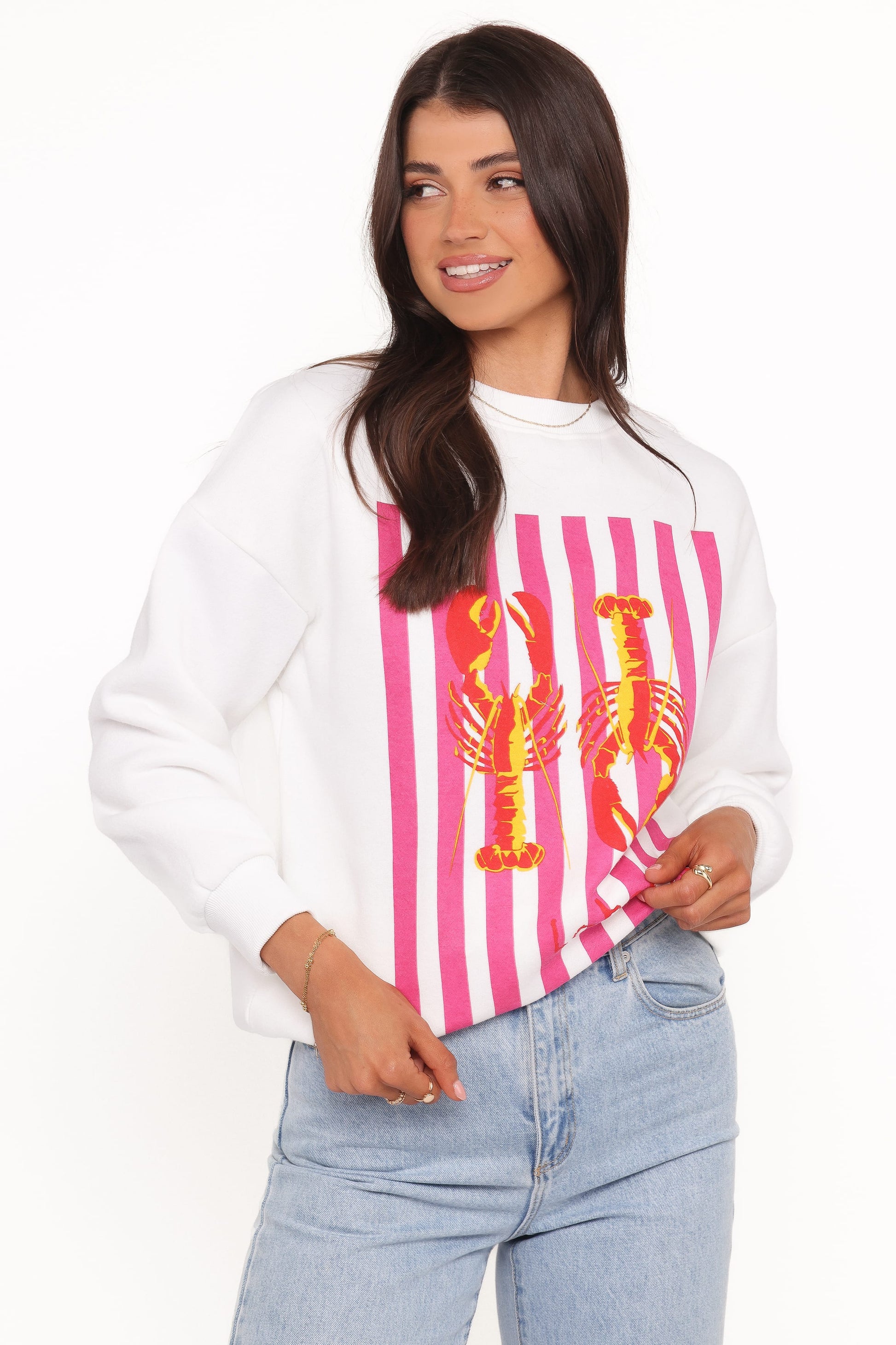Goodwin Lobster Sweatshirt - White