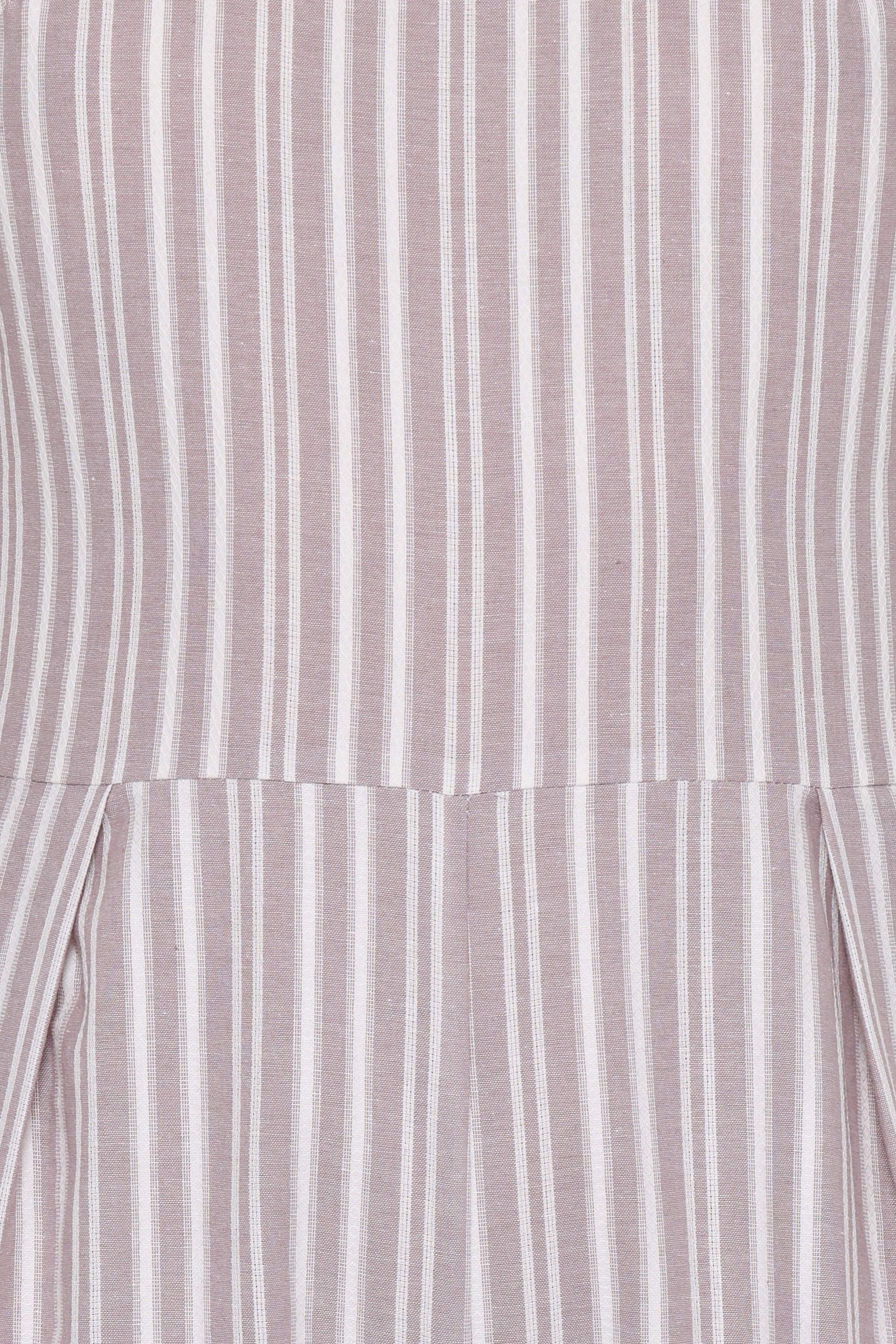 Ester Jumpsuit - Beige/White Stripe
