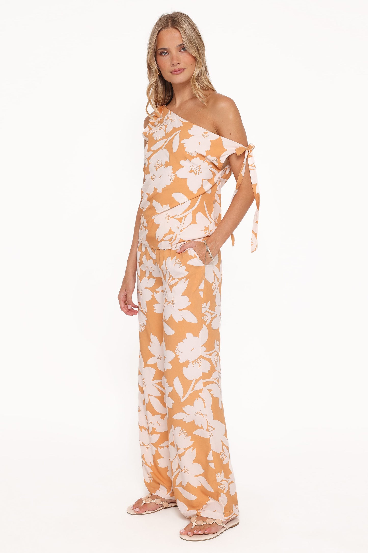 Flynn Pant Set - Yellow Floral