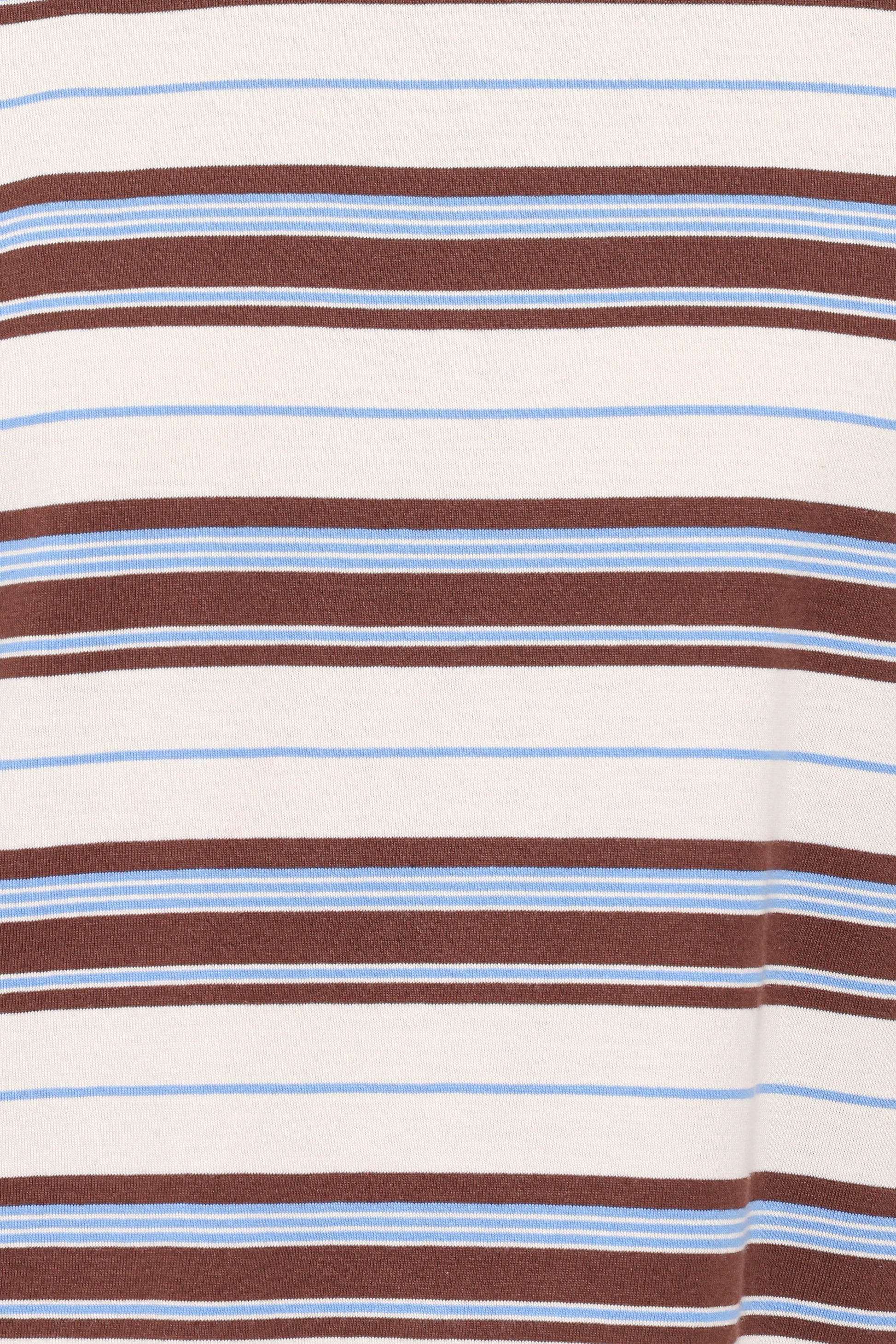 Hellen Stripe Short Set - Brown Multi Stripe