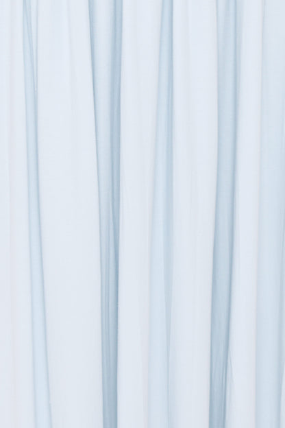 Inara Gathered Jersey Skirt Set - Pale Blue