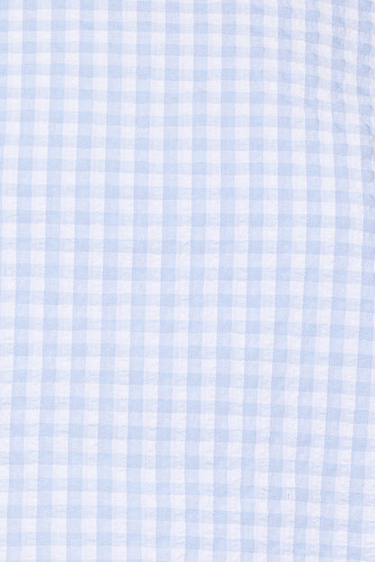 Jillian Smocked Pant Set - Blue Gingham