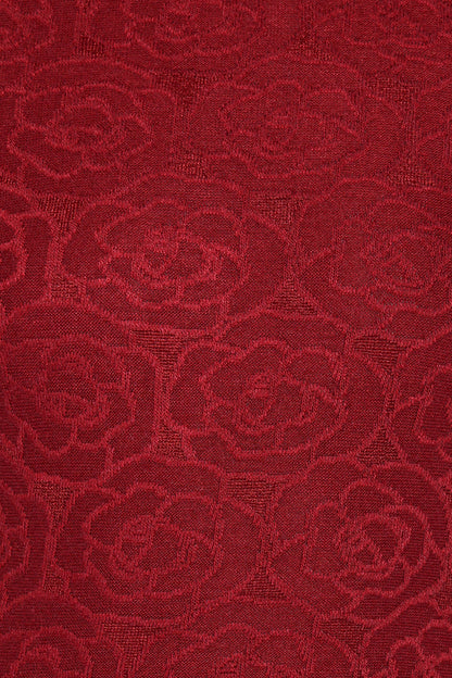 Jasmine Long Sleeve Lace Top - Red