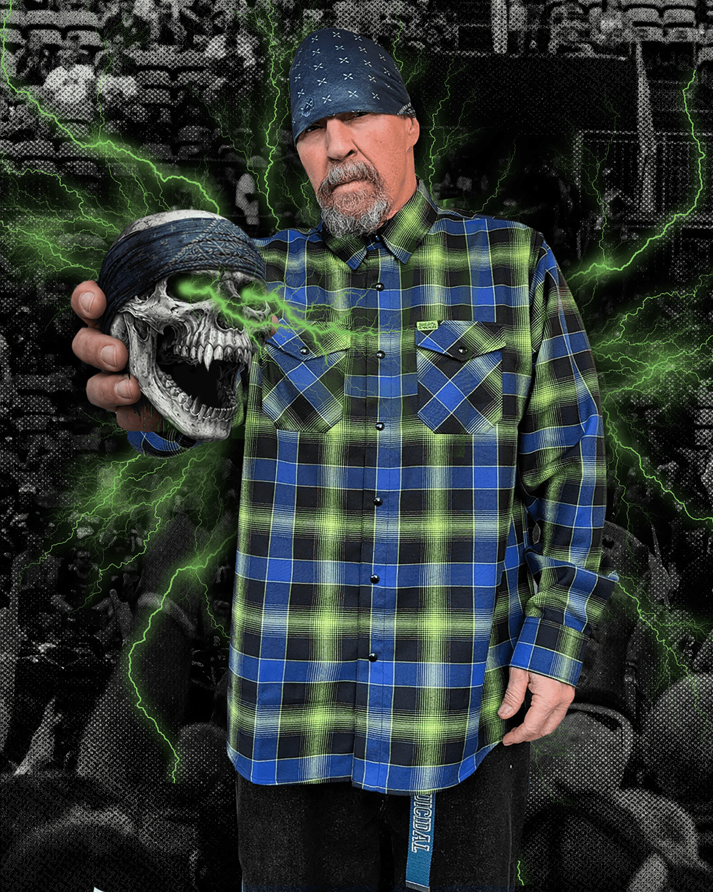 Suicidal Tendencies Adrenaline Addict Flannel