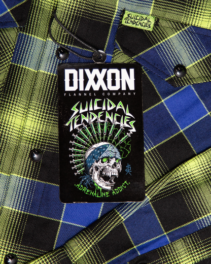 Suicidal Tendencies Adrenaline Addict Flannel