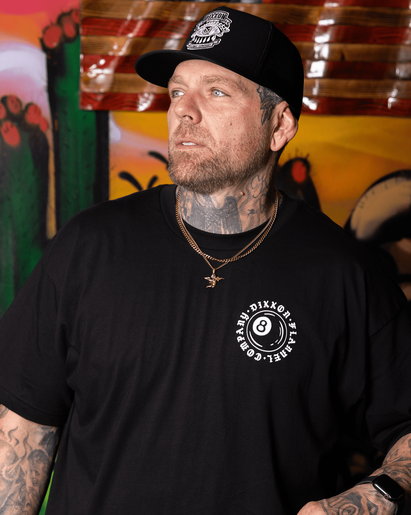 The 8 T-Shirt  - Black