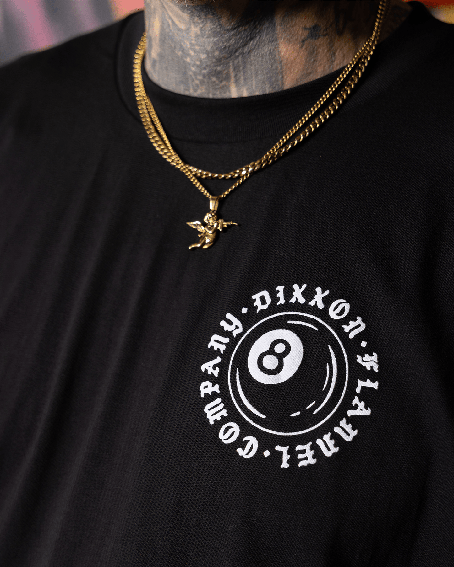 The 8 T-Shirt  - Black