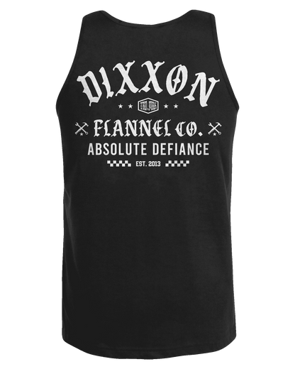 White Cruz Tank - Black