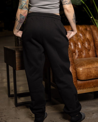Women's Deadly Bloom Sweatpants - Black