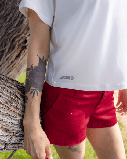 Women's Essential Cropped Tee - White