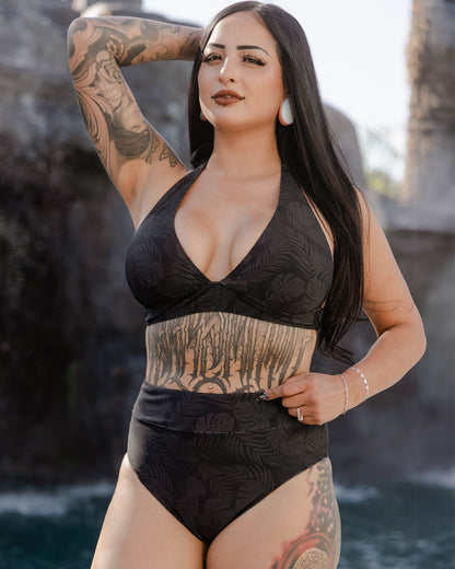 Women's Bombshell Bikini Top - Black Corcovado Camo