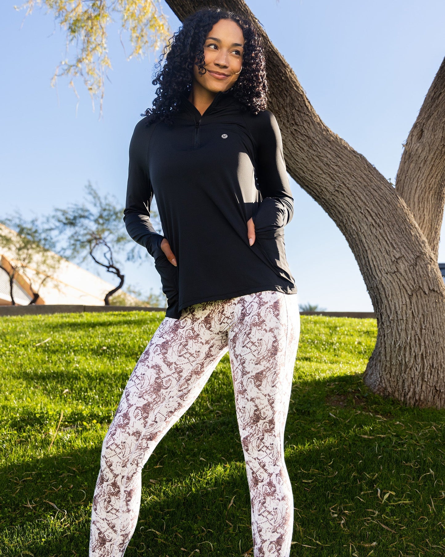 Women's Pace Quarter Zip - Black