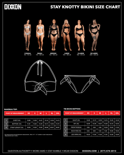 Women's Stay Knotty Bikini Bottoms - Barbuda