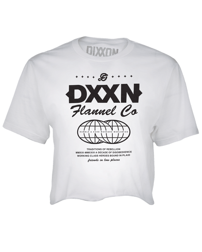 Women's Tech Crop Top - White