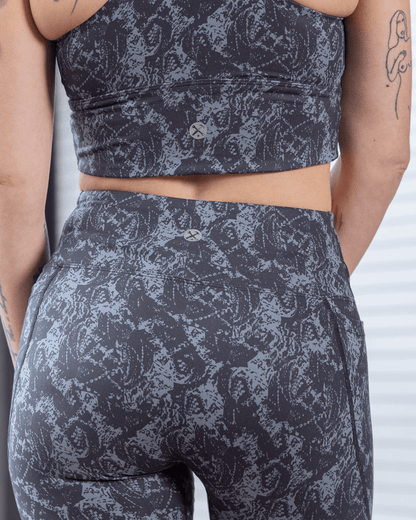 Women's Untamed Leggings - Gray Snakeskin