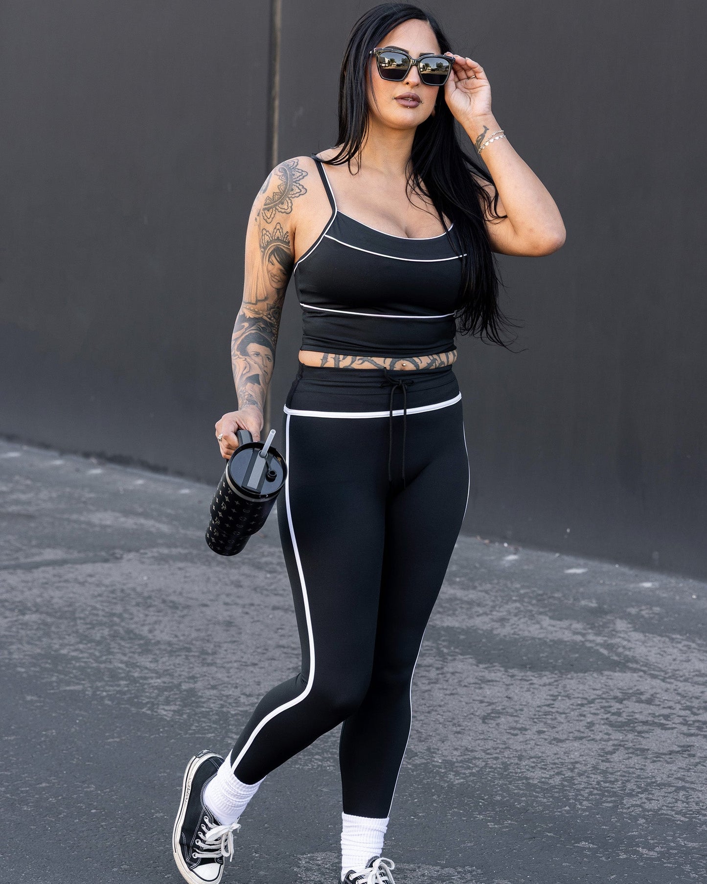 Women's Weekender Leggings - Black & White