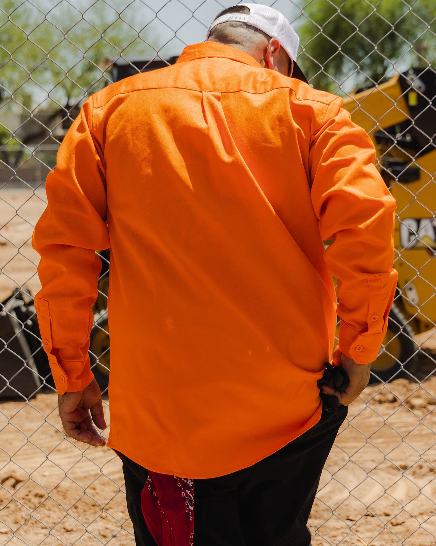 WorkForce Hi Vis FR Work Shirt - Orange