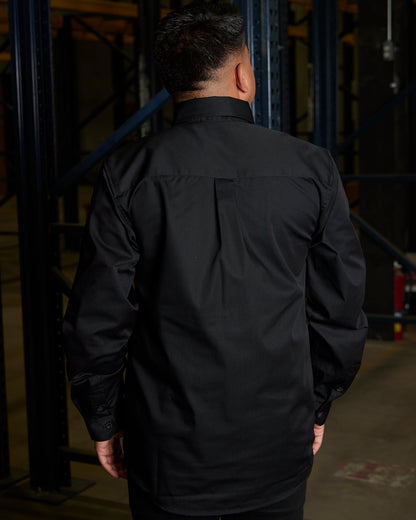 WorkForce Long Sleeve Work Shirt - Black