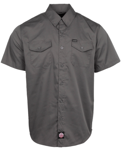 WorkForce Short Sleeve Work Shirt - Charcoal