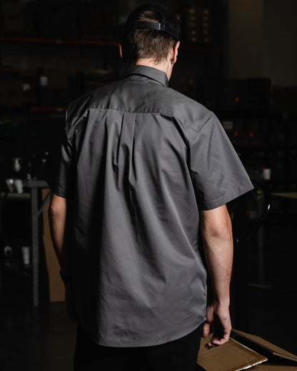 WorkForce Short Sleeve Work Shirt - Charcoal