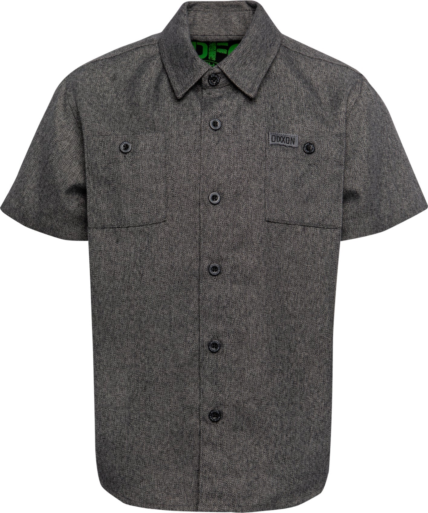 Youth Obsidian Short Sleeve Flannel